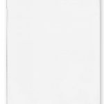 Portagafete vertical de vinil transparente