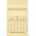 Tarjeta checadora semanal vertical T-3